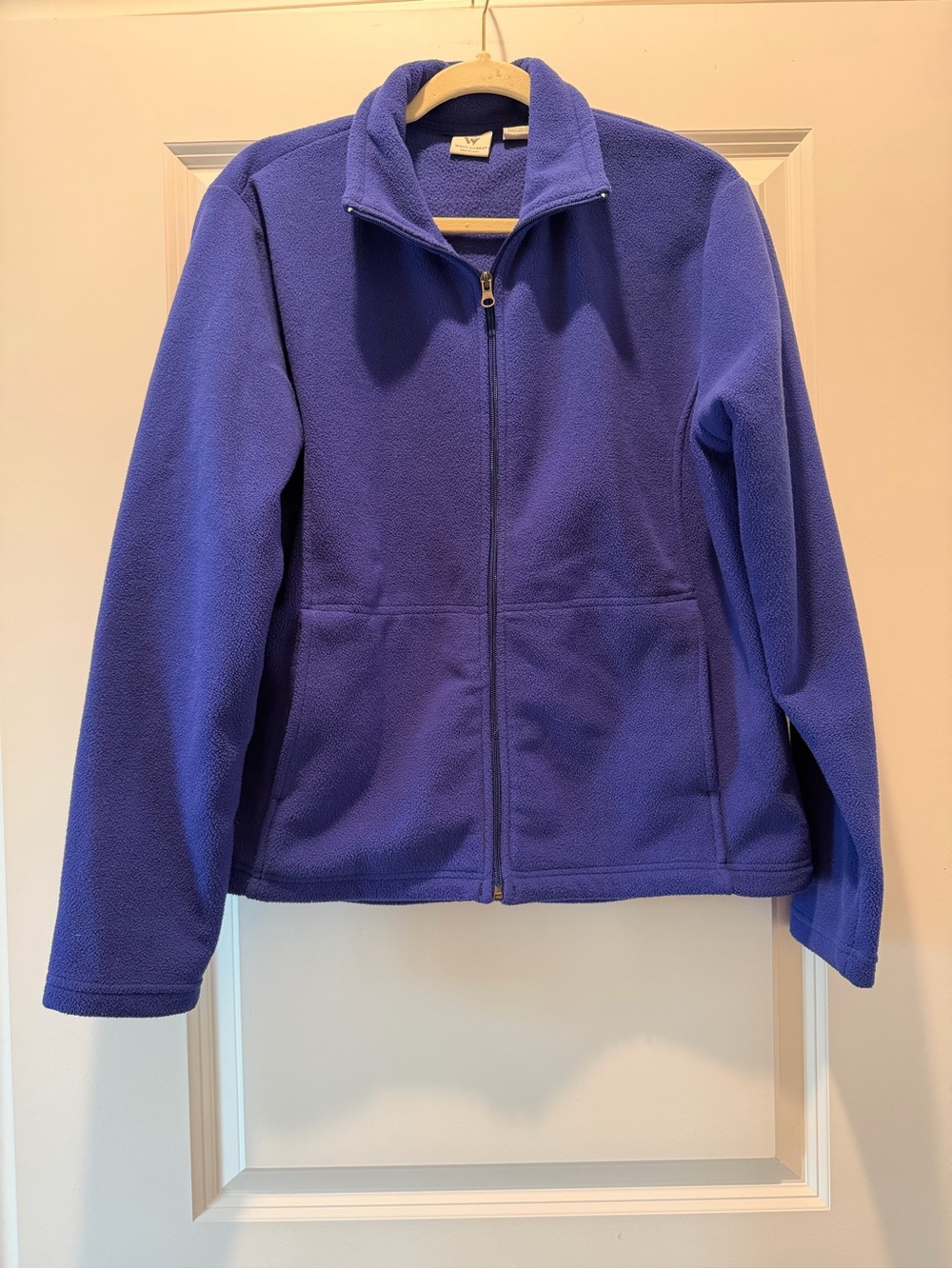 White Sierra Women’s Royal Purple Full-Zip Fleece Jacket